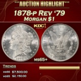 1878-p Rev '79 Morgan Dollar $1 ms65+ SEGS