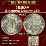1930-p Standing Liberty Quarter 25c ms67+ fh SEGS