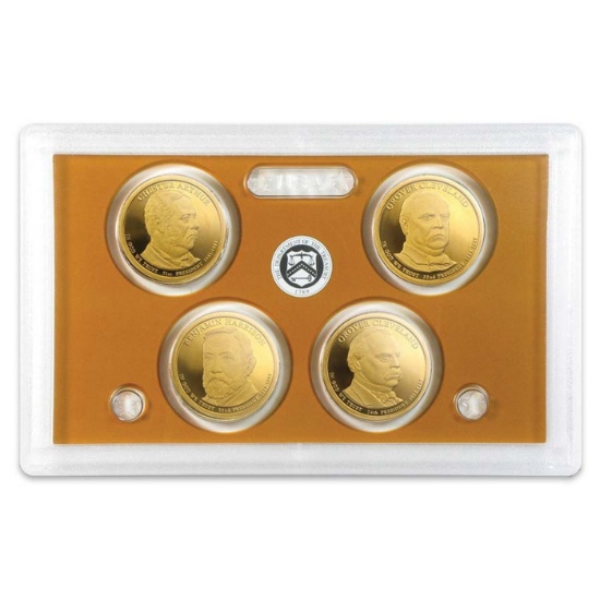 2012 United State Mint Presidential Dollar Proof Set. 4 Coins Inside.