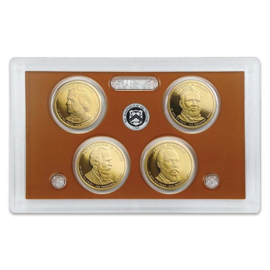 2011 United State Mint Presidential Dollar Proof Set. 4 Coins Inside.