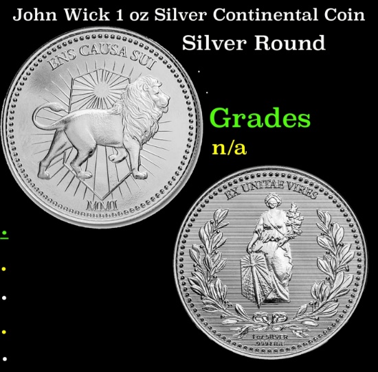 John Wick 1 oz Silver Continental Coin