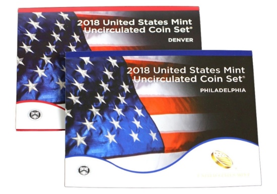 2018 United States Mint Set in Original Government  Packaging 20 Coins Inside!