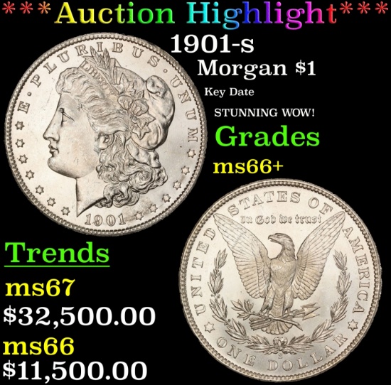 *Highlight* 1901-s Morgan Dollar $1 ms66+ SEGS (fc)