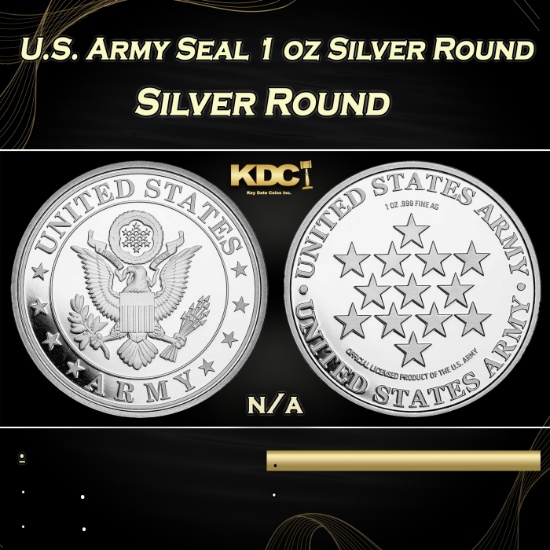 U.S. Army Seal 1 oz Silver Round