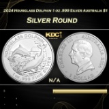 2024 Hourglass Dolphin 1 oz .999 Silver Australia $1