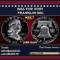 1955 Proof Franklin Half Dollar TOP POP! 50c pr69 dcam SEGS