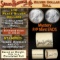 OC- Sears 10 Coin Circulated Peace Dollar $1 Roll Mystery 'P' Rev/'P' Rev Ends