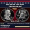 1955 Proof Franklin Half Dollar NEar Top Pop! 50c pr68+ DCAM SEGS