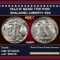 1942-p Walking Liberty Half Dollar Near Top Pop 50c ms67+ SEGS