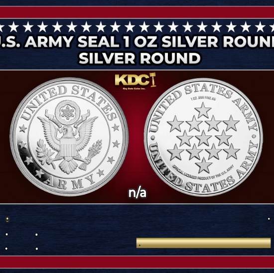 U.S. Army Seal 1 oz Silver Round