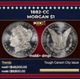1882-cc Morgan Dollar $1 ms66+ dmpl SEGS