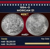 1894-o Morgan Dollar $1 ms62+ USCG