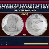 2024 Nikola Tesla Direct Energy Weapon 1 oz .999 Silver Serbia 100 Dinar