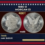 1885-o Morgan Dollar $1 Grades ms66