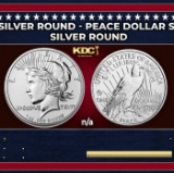 1 oz Silver Round - Peace Dollar Style