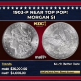 1903-p Morgan Dollar Near Top Pop! $1 ms67+ SEGS