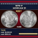 1879-p Morgan Dollar $1 ms66 SEGS