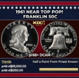 1961 Proof Franklin Half Dollar Near Top Pop! 50c pr68+ DCAM SEGS
