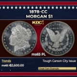 1878-cc Morgan Dollar $1 ms65 PL SEGS