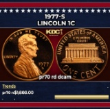 1977-s Proof Lincoln Cent 1c pr70 rd dcam SEGS