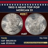 1902-s Morgan Dollar Near Top Pop $1 ms67 SEGS