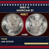 1883-o Morgan Dollar $1 Grades ms66