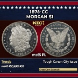 1878-cc Morgan Dollar $1 ms65 PL SEGS