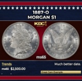 1887-o Morgan Dollar $1 ms65 SEGS