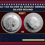 2024 Tokelau 1 oz Silver $5 Zodiac Series: Virgo Coin