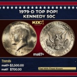 1979-d Kennedy Half Dollar TOP POP! 50c ms67+ SEGS