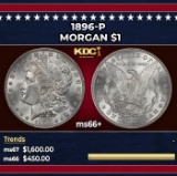 1896-p Morgan Dollar $1 ms66+ SEGS