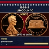 1988-s Proof Lincoln Cent 1c pr70 rd dcam SEGS