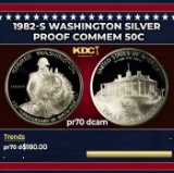 1982-s Washington Proof Modern Commem Half Dollar Silver 50c pr70 dcam SEGS