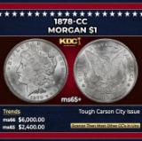 1878-cc Morgan Dollar $1 ms65+ SEGS