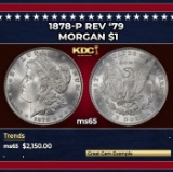 1878-p Rev '79 Morgan Dollar $1 ms65 SEGS