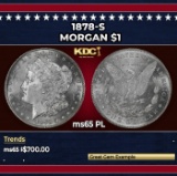 1878-s Morgan Dollar $1 Grades ms65 PL