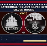 2021 Tetris St. Basil's Cathedral 1oz .999 Silver 37th Aniversary  $2 Niue Grades Ungraded
