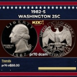 1982-s Proof Washington Quarter 25c pr70 dcam SEGS