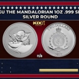 2022 Star Wars Baby Yoda Grogu The Mandalorian 1oz .999 Silver $2  Niue Commerative Coin Grades Ungr