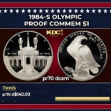 1984-s Olympic Proof Modern Commem Dollar $1 pr70 dcam SEGS