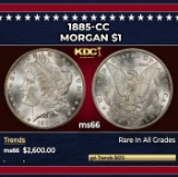 1885-cc Morgan Dollar $1 ms66 SEGS