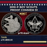 2010-P Boy Scouts Proof Modern Commem Dollar $1 pr70 dcam SEGS