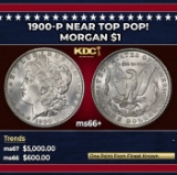 1900-p Morgan Dollar Near Top Pop! $1 ms66+ SEGS