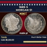 1889-s Morgan Dollar $1 ms64 pl SEGS