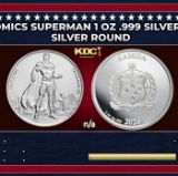 2024 DC Comics Superman 1 oz .999 Silver $5 Samoa