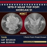 1879-p Morgan Dollar Near Top Pop! $1 ms66+ SEGS
