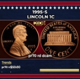 1995-s Proof Lincoln Cent 1c pr70 rd dcam SEGS