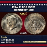 1974-p Kennedy Half Dollar TOP POP! 50c ms67+ SEGS
