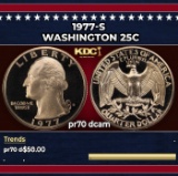 1977-s Proof Washington Quarter 25c pr70 dcam SEGS
