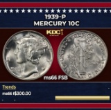 1939-p Mercury Dime 10c ms66 FSB SEGS